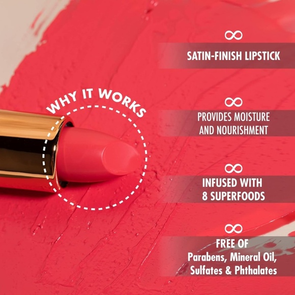 NWT YENSA Super 8 Vibrant Silk Lipstick with Semi-Glossy Finish - (VIVID) - Picture 9 of 10